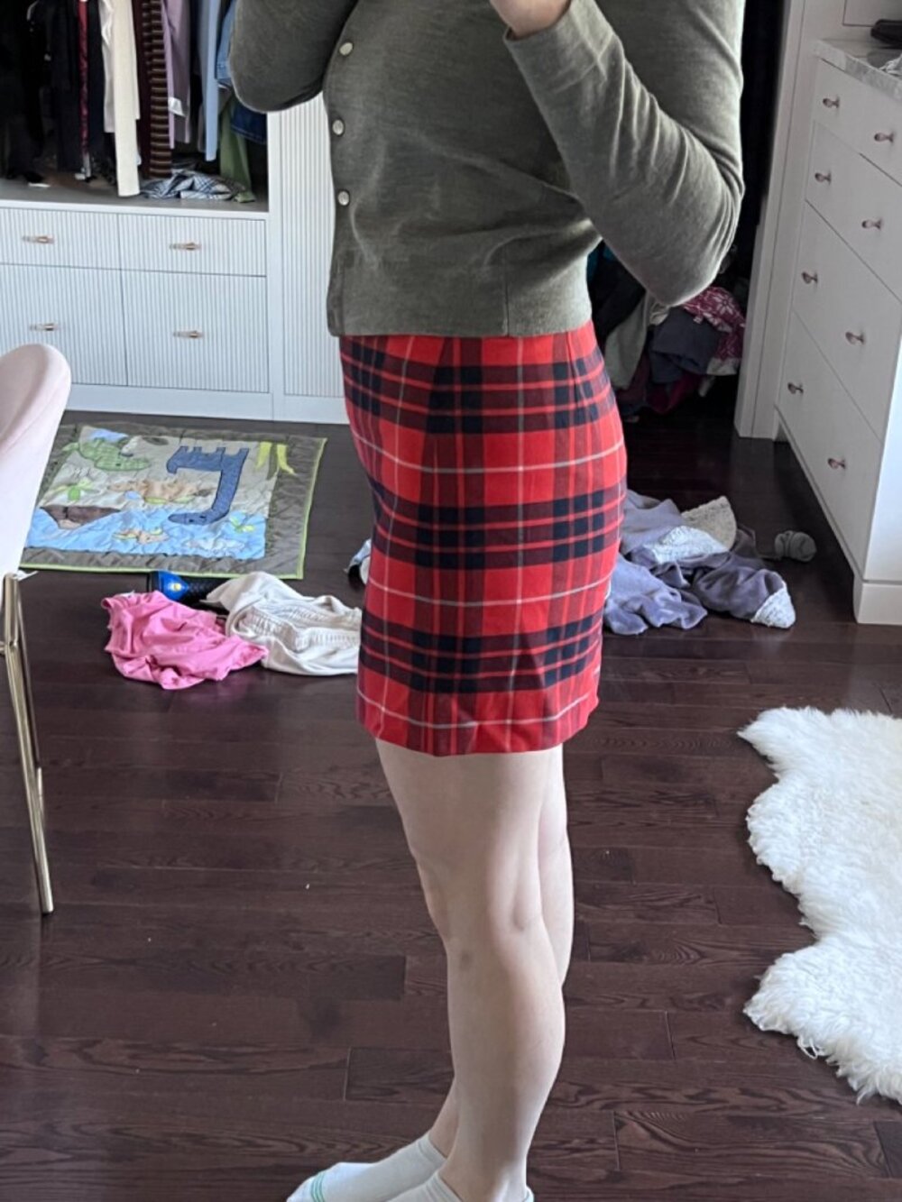 J. Crew Plaid Tartan Mini Skirt - Picture 2 of 7